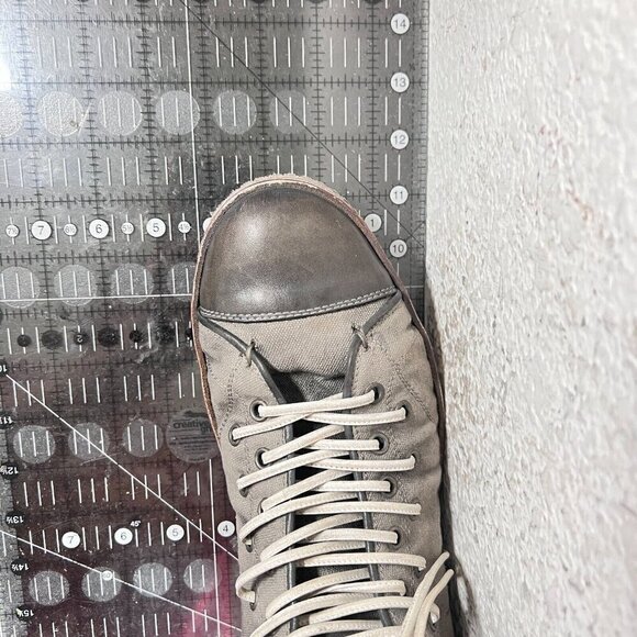 John Varvatos Collection Artisan Double Lace Men 8 High Top Shoe Zipper Sneakers - Picture 16 of 16